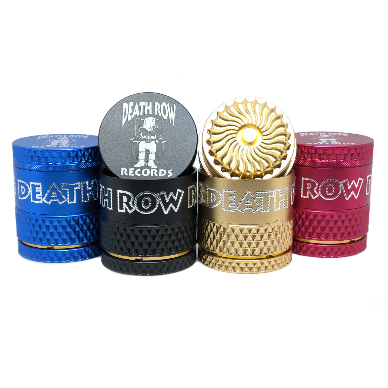 Death Row Records - Hurricane Grinder 63mm 5-Part Death Row Records - Hurricane Grinder 63mm 5-Part